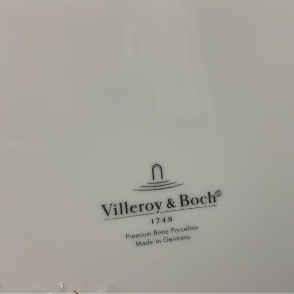 New VILLEROY & BOCH MODERN GRACE white 12” Square serving Plate - Picture 5 of 10